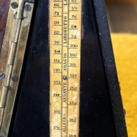 Victorian Metronome De Maelzel London Best English Made in Rosewood Case