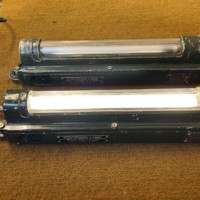 Vintage Pair of Military Armoured Vehicle Lamps