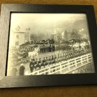 Pair of Photo Prints The Construction and Opening of The Royal Bridge Ballater 1885.
