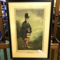 Antique Lithographic Print 'The McNab' depicting Francis McNab 12th Laird of McNab (1734-1816)