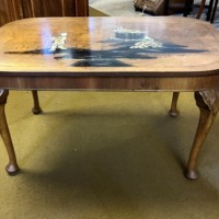 Vintage Mahogany Chinoiserie Side / Coffee Table
