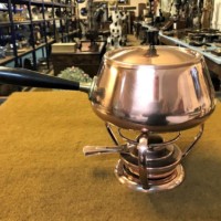 Vintage Copper Fondue Set