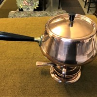 Vintage Copper Fondue Set