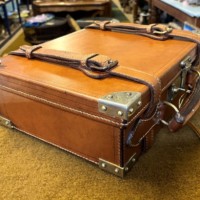 Vintage Leather Cartridge Case