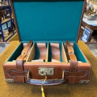 Vintage Leather Cartridge Case