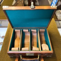 Vintage Leather Cartridge Case