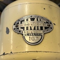 Vintage LIMIT 10" Oscillating Fan
