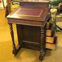 Victorian Mahogany Davenport