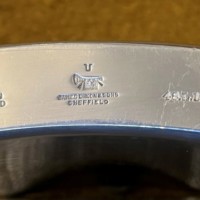 Antique Pewter Spirit Flask by James Dixon & Sons Sheffield