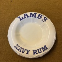 Vintage Lambs Navy Rum Dish / Bowl / Ashtray