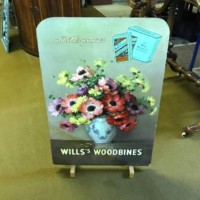 Vintage Will's Woodbines Advertising Sign