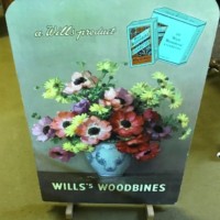 Vintage Will's Woodbines Advertising Sign