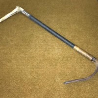 Antique Silver Mounted Riding Crop Hallmarked WM London 1884