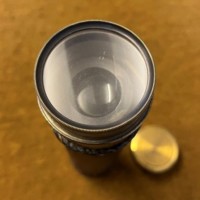 Antique Leather and Brass 3 Draw Telescope