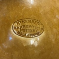 Antique Large Stoneware Flagon John Bisset & Coy Wine Merchants 37 Queen Street Aberdeen