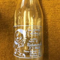 Vintage WG Richmond Ballater Milk Bottles
