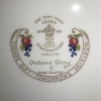 Crown Staffordshire Bowl “Orchard Glory”