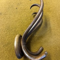 Vintage Thonet Style Wall Mounted Bentwood Coat / Hat Rack