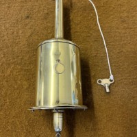 Antique Brass Spit Jack by Salter & Co