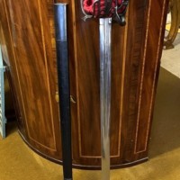 Replica Scottish 1828 Pattern Basket Hilt Broadsword and Scabbard