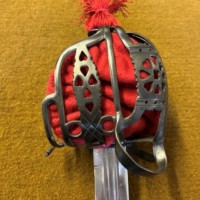 Replica Scottish 1828 Pattern Basket Hilt Broadsword and Scabbard