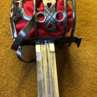 Replica Scottish 1828 Pattern Basket Hilt Broadsword and Scabbard