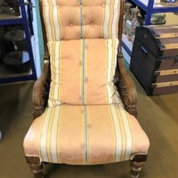 Victorian Button Back Armchair