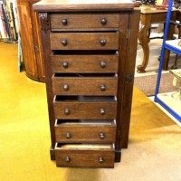 Antique Mahogany Wellington Chest