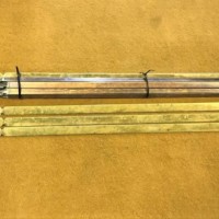 Vintage Brass Stair Rods "Pellets Trefoil"