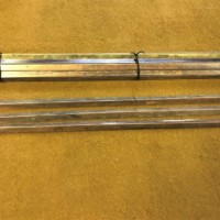 Vintage Brass Stair Rods "Pellets Trefoil"