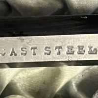 Antique Elkington & Co 5 Piece Stag Horn Handled Carving Set