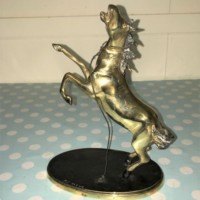 Brass Prancing Horse