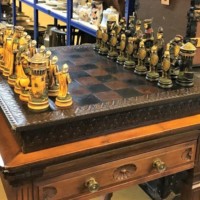 Leather Bound Chess Set