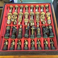 Leather Bound Chess Set