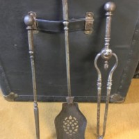 Antique Steel ﻿Fireside Companion Set