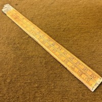 Rare Antique 20" Wooden Folding Set Square / Ruler By Z Belcher & Sons Makers Sheffield