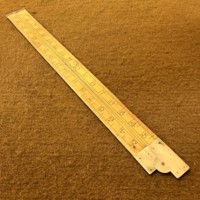 Rare Antique 20" Wooden Folding Set Square / Ruler By Z Belcher & Sons Makers Sheffield