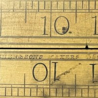 Rare Antique 20" Wooden Folding Set Square / Ruler By Z Belcher & Sons Makers Sheffield