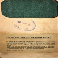 WW2 Azimuth Circle for Compass