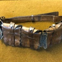 WW2 Swedish Mauser 5 Pouch Ammo Bandolier Belt