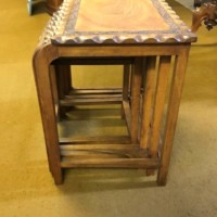 Vintage Acacia Wood Nest of Tables