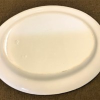 Antique Chinese Grey White Serving Platter