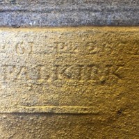 Victorian Cast Iron Boot Scraper from the Falkirk Foundry Scotland