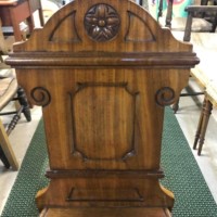 Pair of Victorian Walnut Hall Chairs