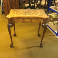 Antique Walnut Console / Card Table