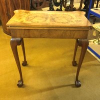 Antique Walnut Console / Card Table