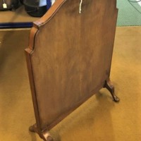 Edwardian Walnut Sampler Fire Screen