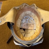 Vintage "The Kett" Pudding Basin ACU / TT Motorcycle Helmet and Aviator Goggles