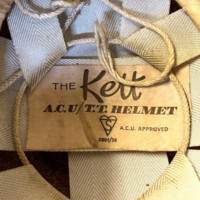 Vintage "The Kett" Pudding Basin ACU / TT Motorcycle Helmet and Aviator Goggles