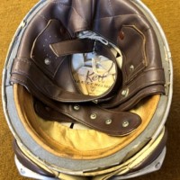 Vintage "The Kett" Pudding Basin ACU / TT Motorcycle Helmet and Aviator Goggles